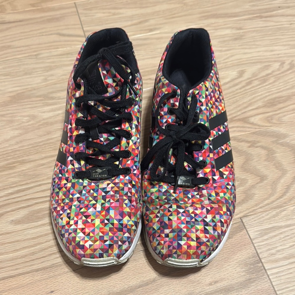 Adidas Multicolor Geometric Sneakers